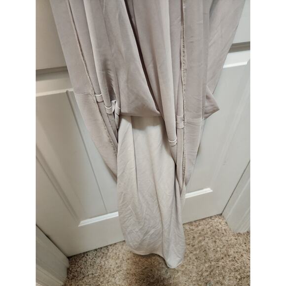 Alfred Sung Bridesmaid Dress Biege Sleeveless Long Formal Size 4 - Picture 8 of 11